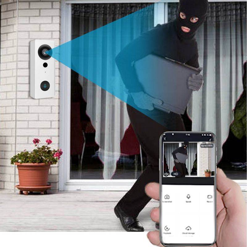 Video Doorbell High Definition Ring Video Doorbell Motion Detection Easy Installation Doorbell