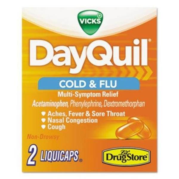 Cold & Flu Caplets, Daytime, Refill, 20 Two-Packs/Box