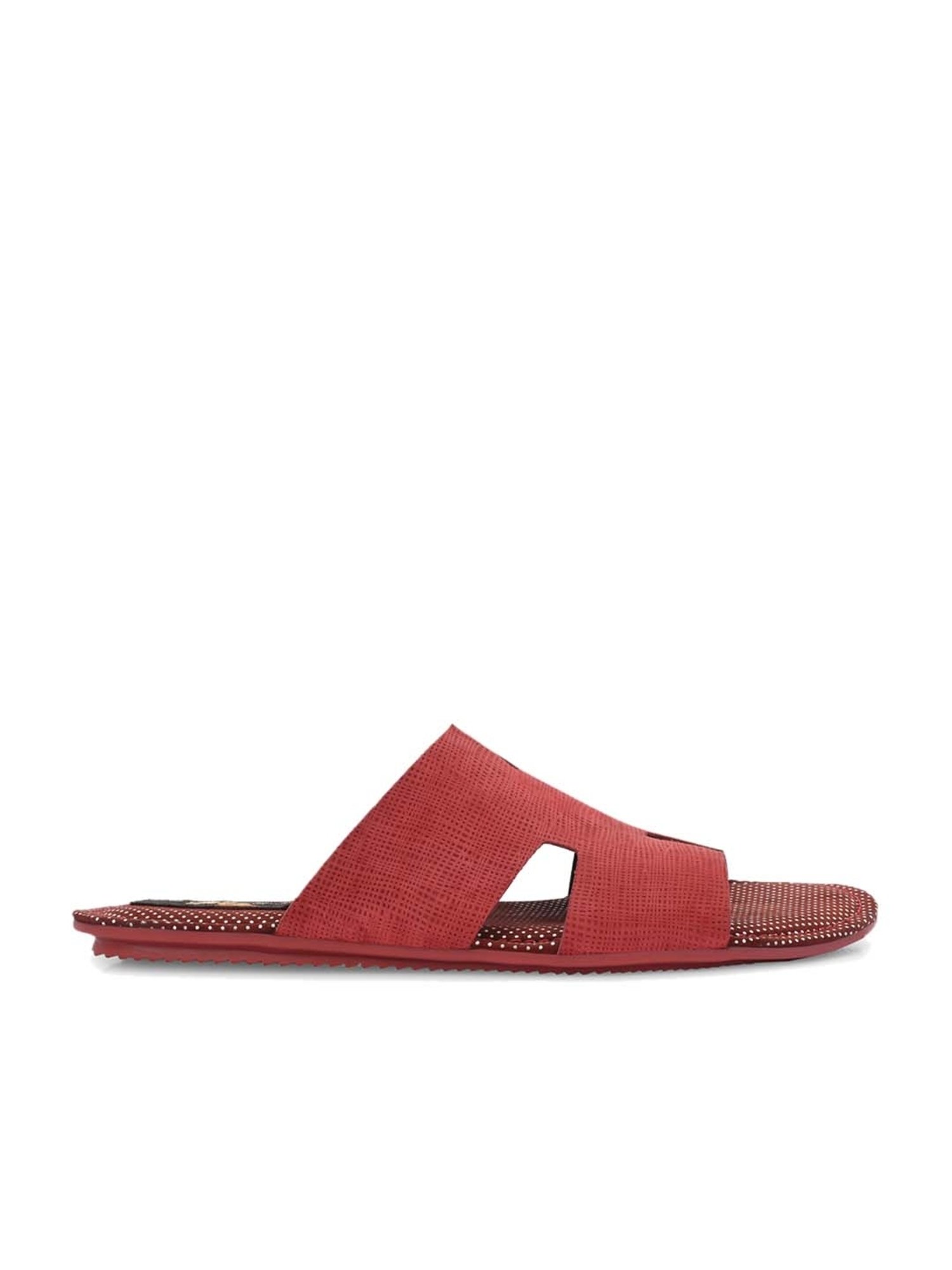 Hitz Men's Red Casual Sandals