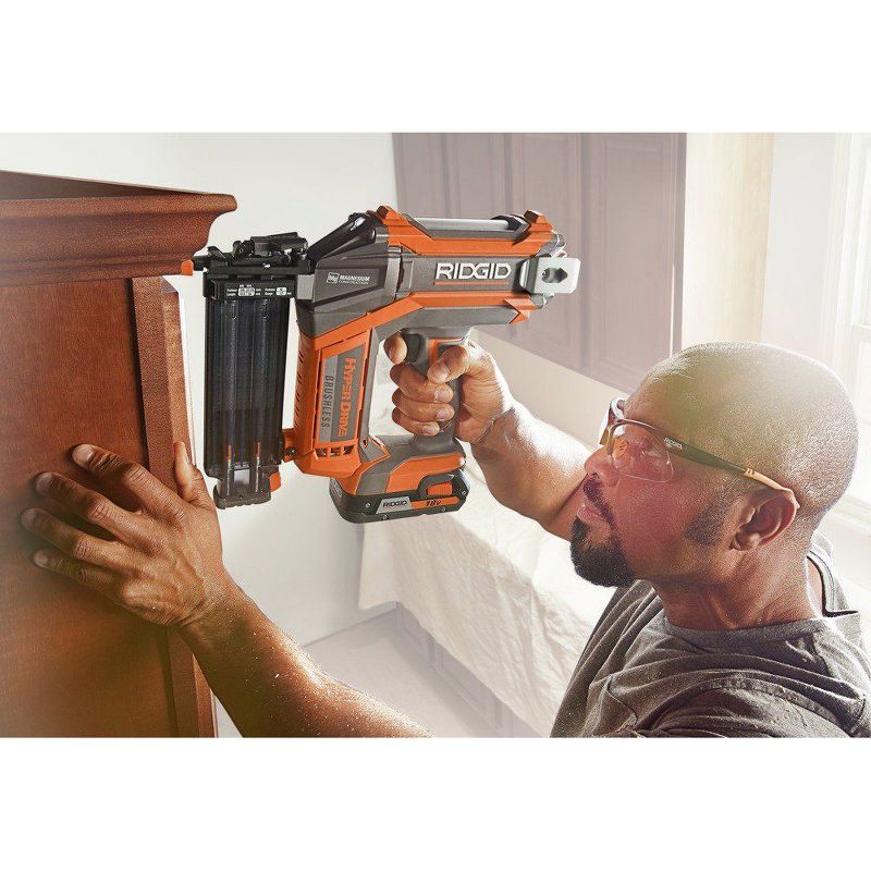 Ridgid ZRR09890B HYPERDRIVE 18-Volt 18-Gauge 2-1/8 in. Brushless Brad Nailer (Tool Only)