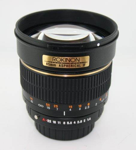 Rokinon 85mm f/1.4 Aspherical Lens for Pentax DSLR Cameras #85M-P