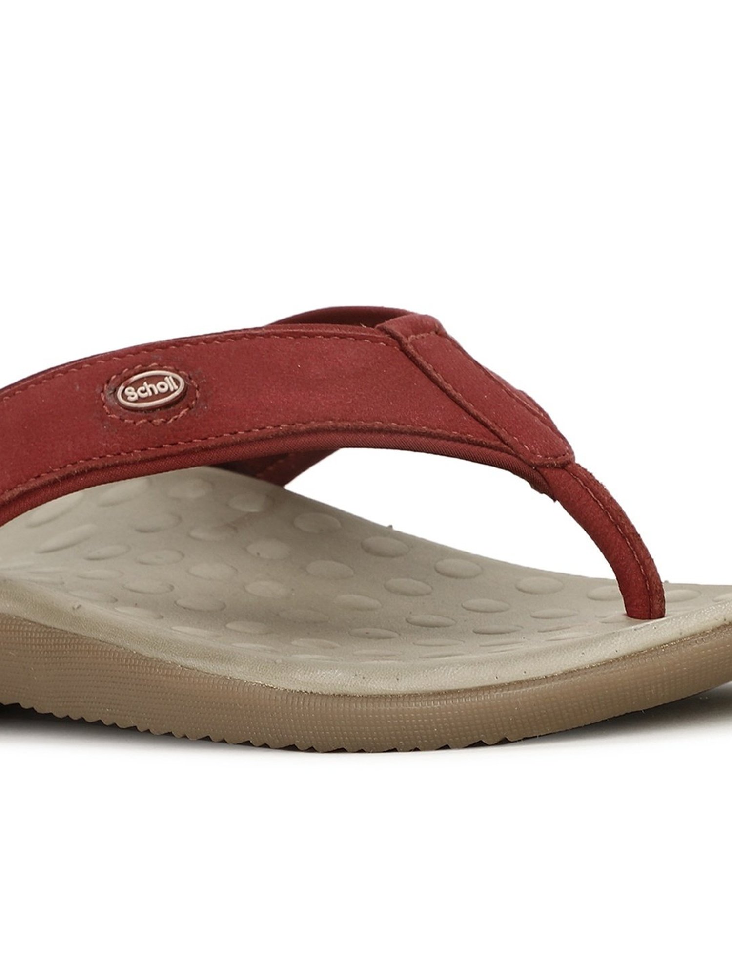 Scholl by Bata Women's Red Flip Flops