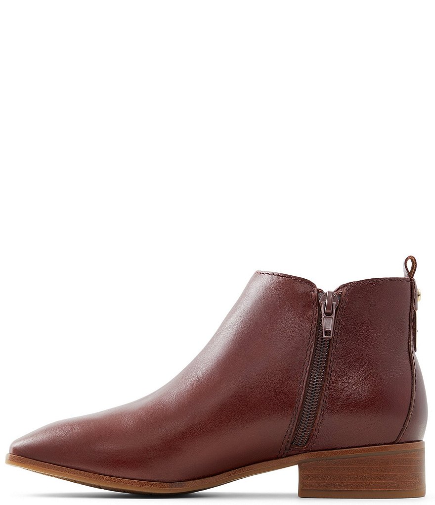 ALDO Kaelleflex Crinkle Leather Square Toe Ankle Booties