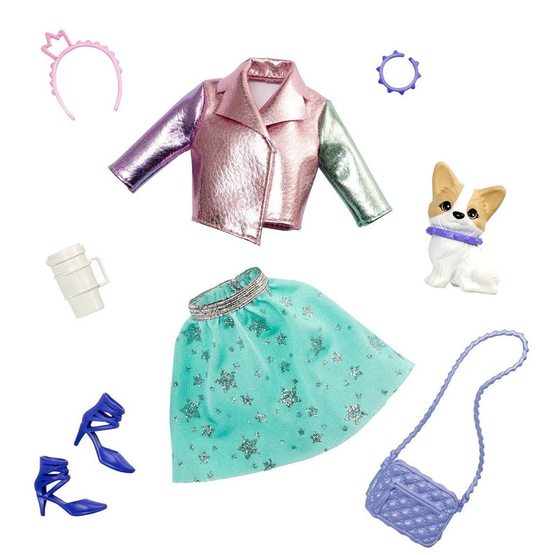 Barbie Princess Adventure Doll Clothes Fashion Pack with Pet Dog
