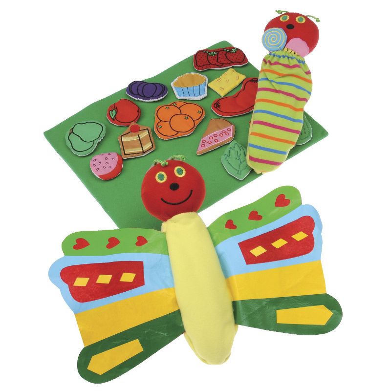 Marvel Education Co Butterfly and Props for Very Hungry Caterpillar, set of 17