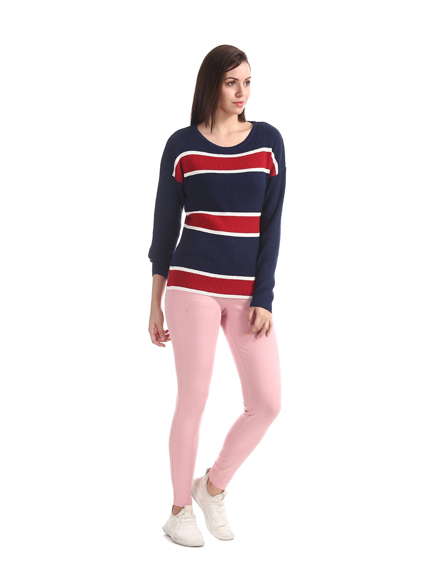 U.S. Polo Assn. Blue Striped Sweater
