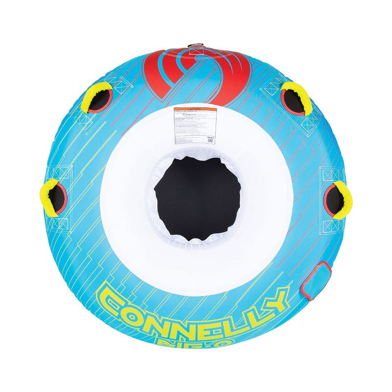 CWB Connelly Big O 56 Inch Classic Donut 1 Person Inflatable Boat Lake Swimming Towable Water Inner Tubing Tube, Blue