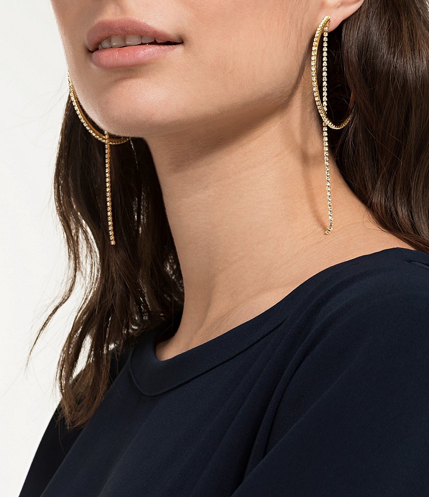 Swarovski Fit Hoop Pierced Earrings