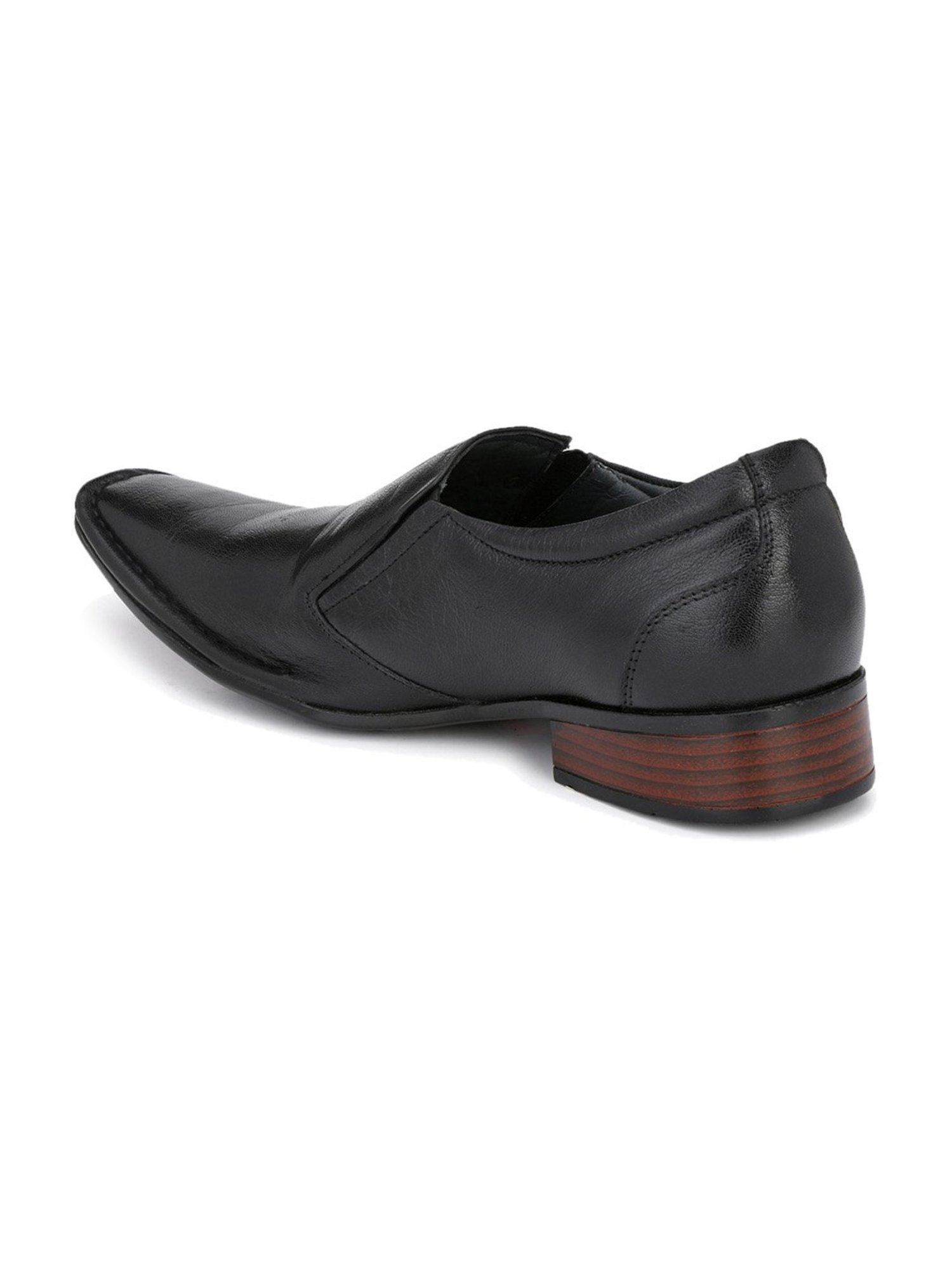Hitz Men's Black Formal Slip-ons