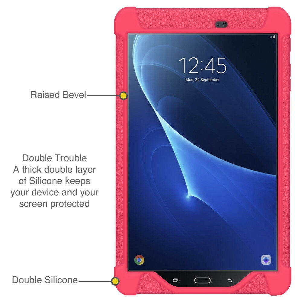 AMZER Baby Pink Premium Jelly Skin Case Cover for Samsung Galaxy Tab A 10.1 2016