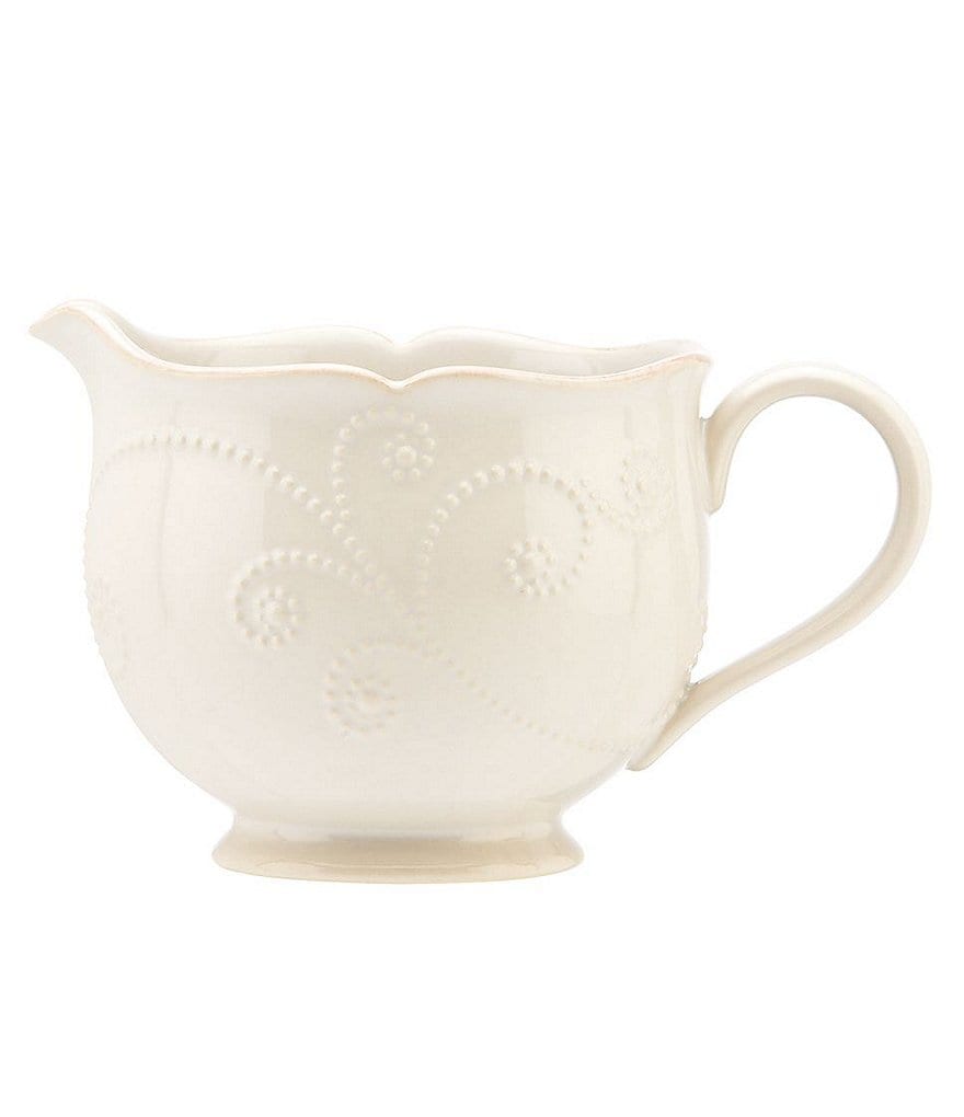 Lenox French Perle Scalloped Stoneware Gravy Boat