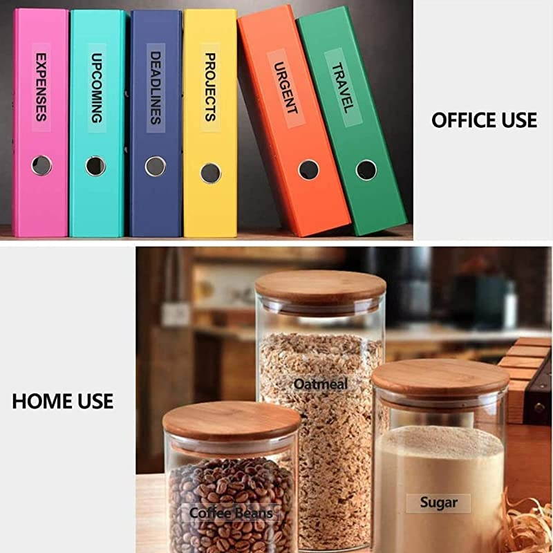 Compatible Label Tape Replacement for TZ TZE Black on Clear Standard Laminated Tape 18mm 07 Inch TZE141 TZ141 Compatible with Brother Ptouch PTD400 PTD600 PTD1880 PT1890W Label Maker 4 Pack