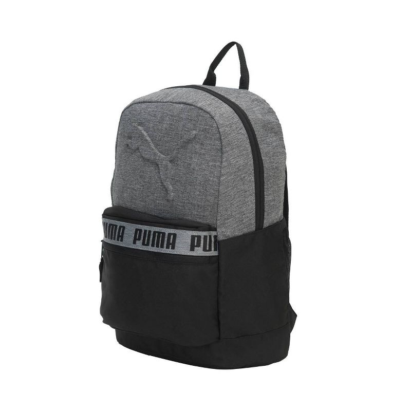 Puma 18.5" Mixed-Tape Backpack - Black/Gray