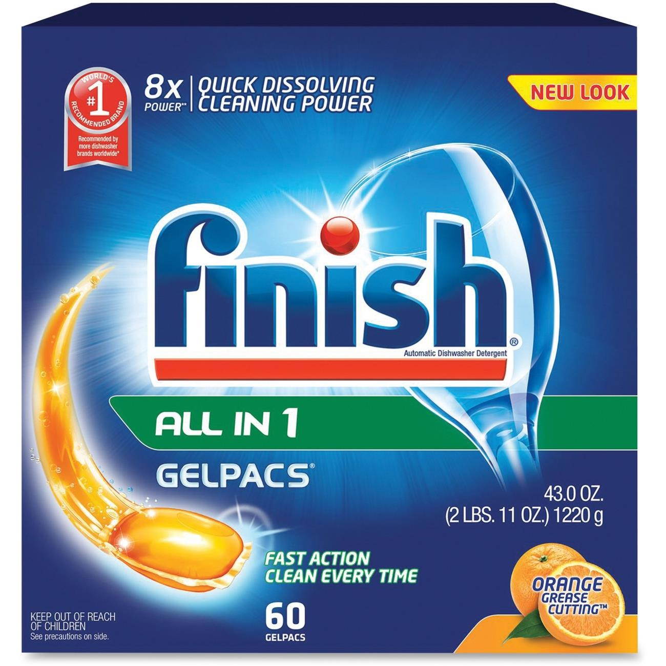 Finish Gelpac Dishwasher Detergent