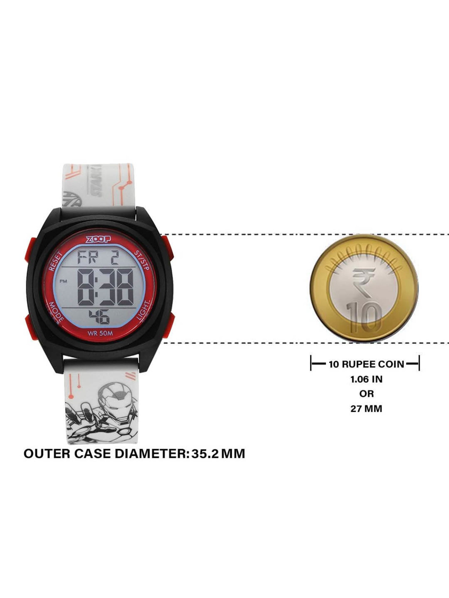 Zoop NS16017PP01 Unisex Digital Watch