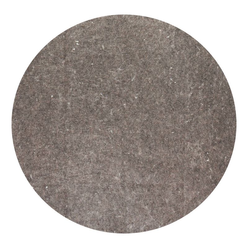 6' Round Premium Surface Rug Pad Gray - Anji Mountain