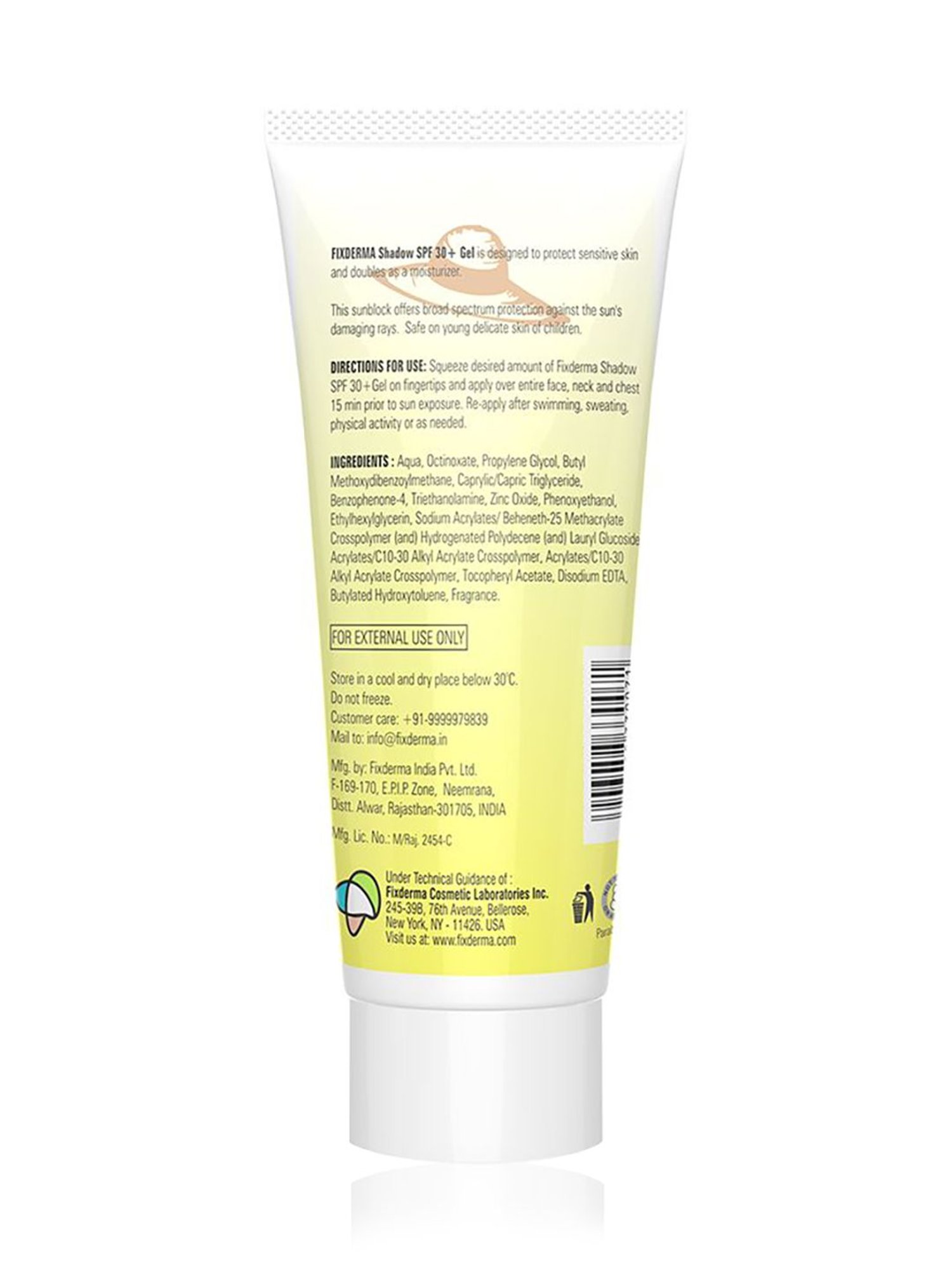Fixderma Shadow SPF 30+Gel - 40 gm