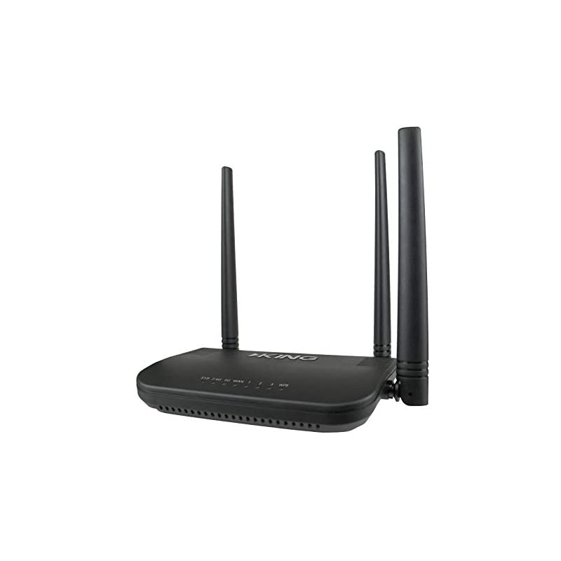 KF1001 Falcon Automatic Directional WiFi Antenna with WiFiMax Router and Range Extender - Black