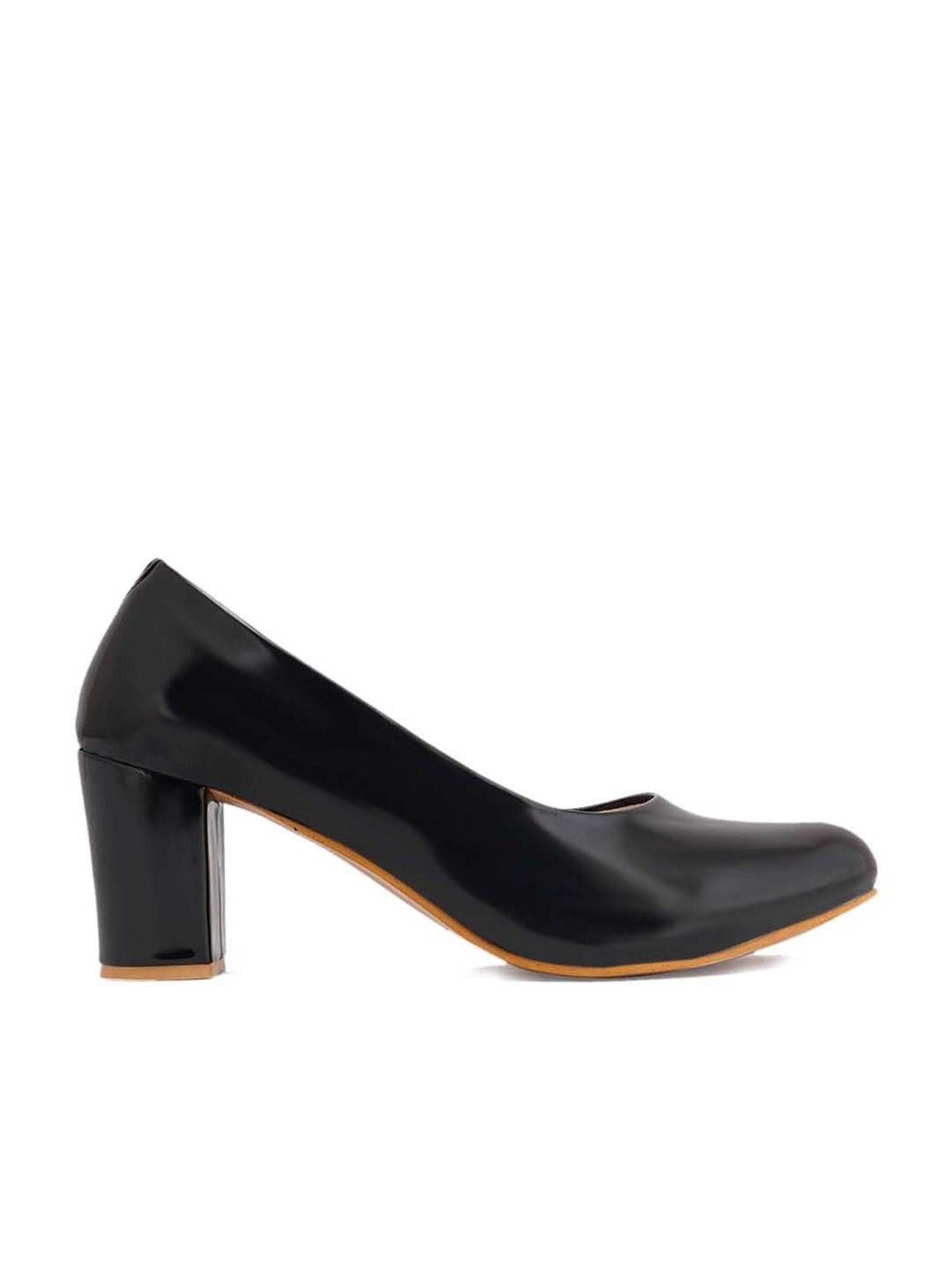 SCENTRA Women's Black Formal Pumps