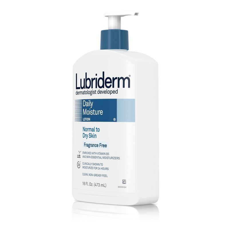 Lubriderm Daily Moisture Body Lotion - Unscented - 16 fl oz