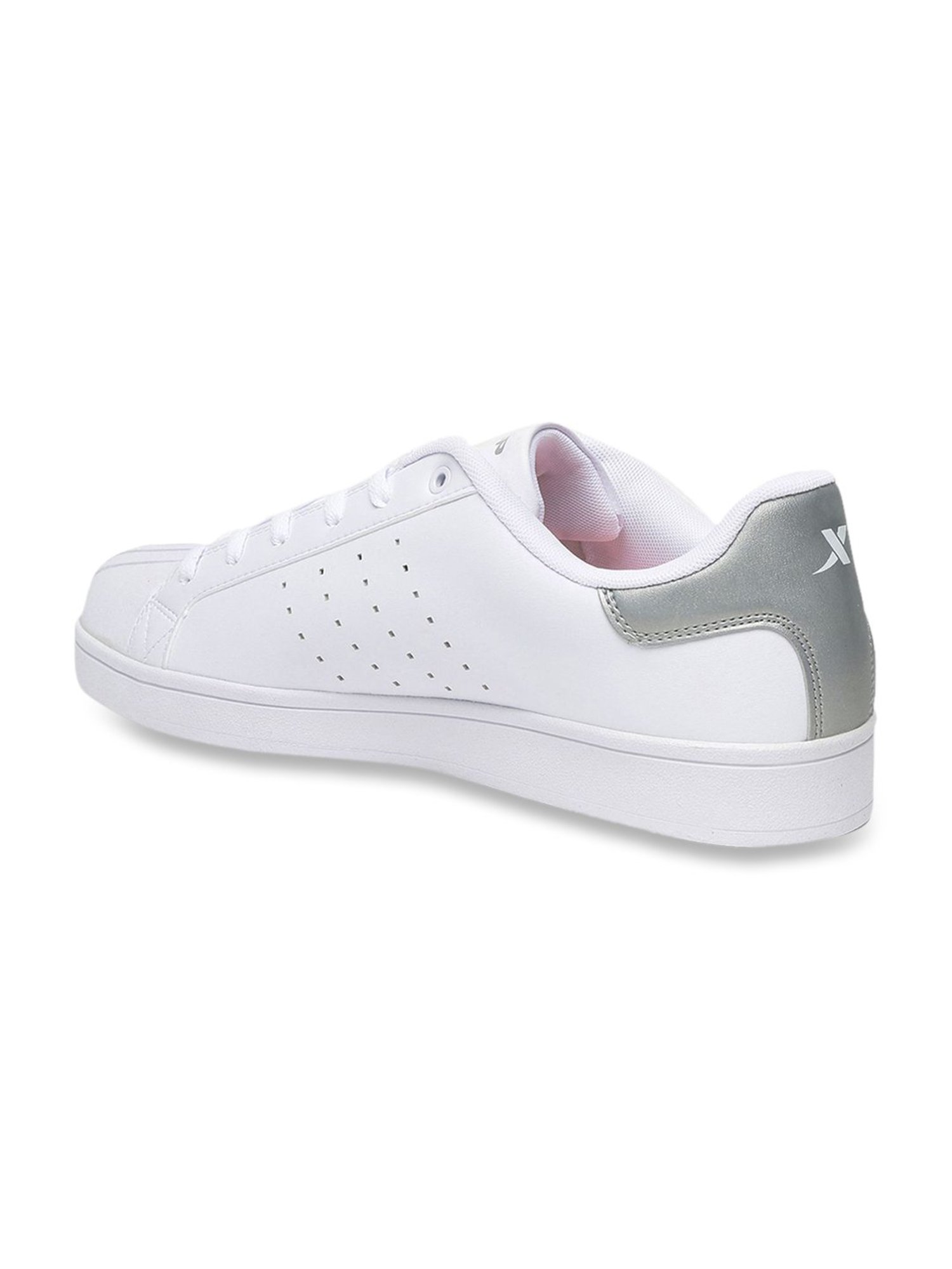 Xtep Men's Dynamic White Skateboarding Shoes
