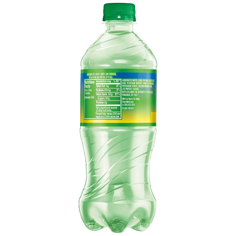 Sierra Mist Soda - 20 fl oz Bottle
