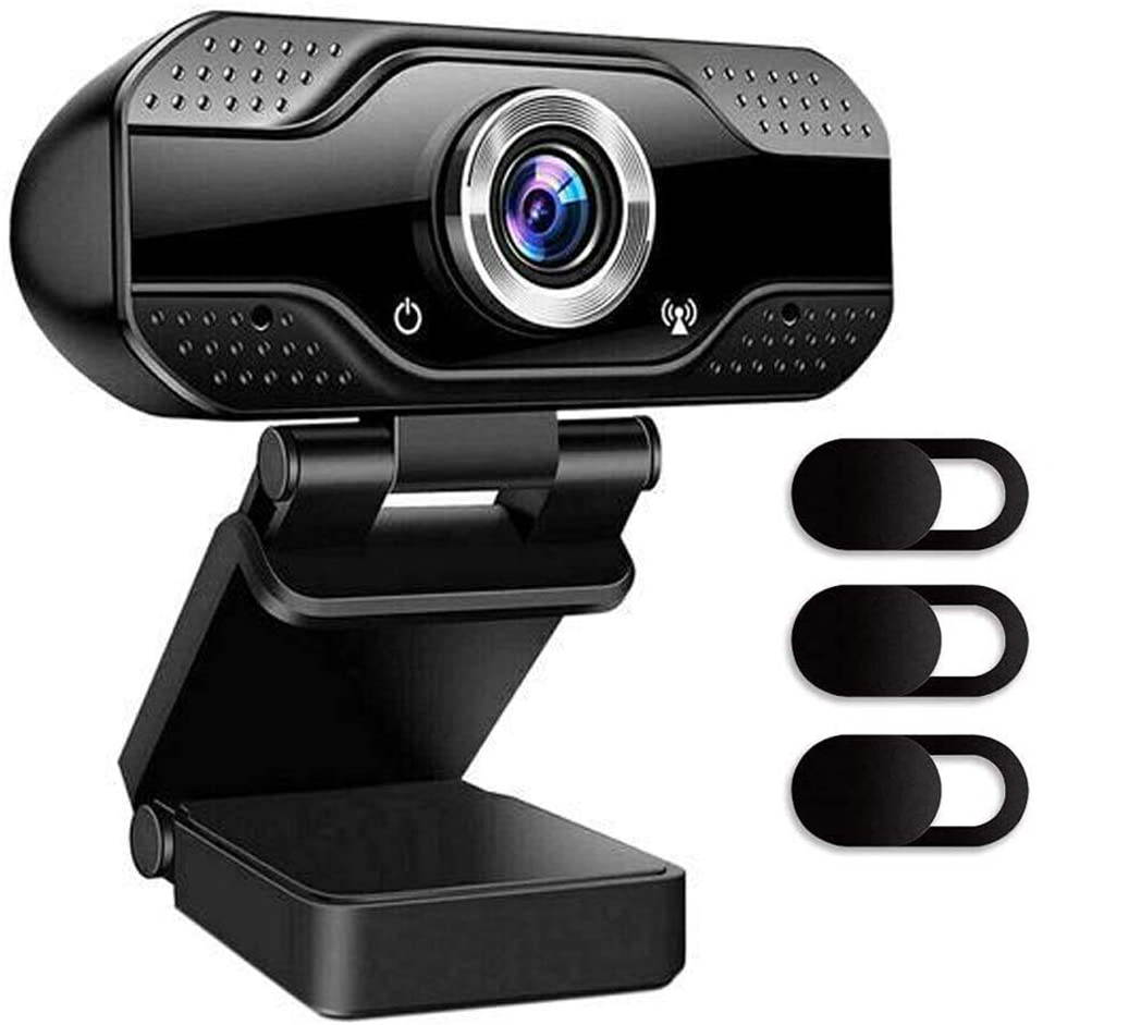 Full HD Webcam 1080P USB Web Camera PC Has anti-noise function with Built-in Microphone Manual focus for Computer Work Online Class Broadcast web cam