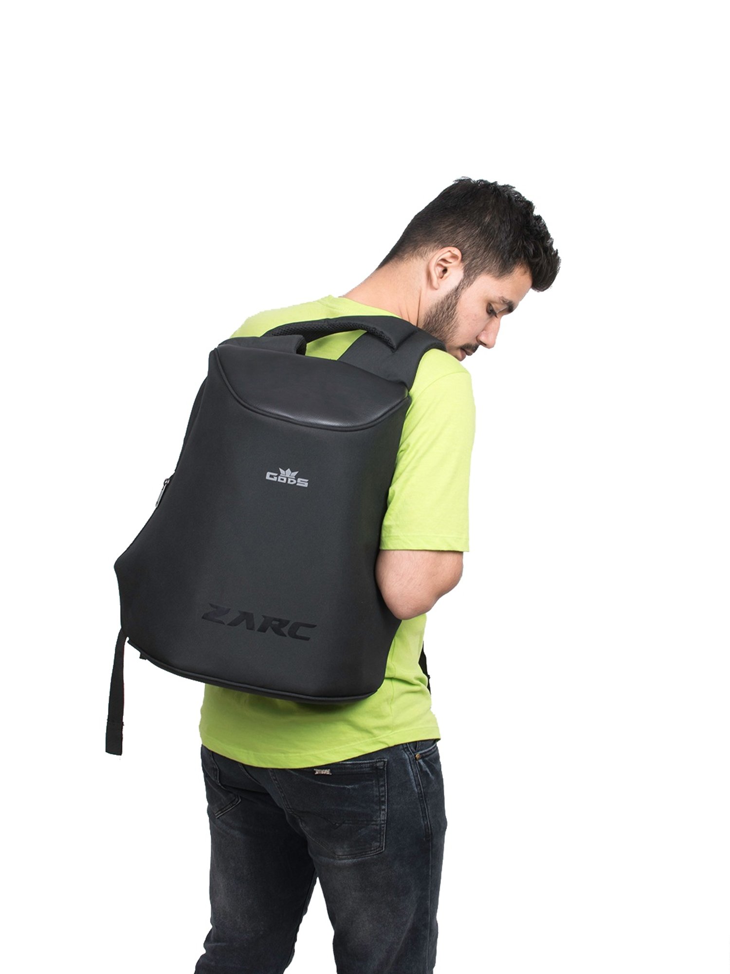 Gods Anti-Theft 22 Ltrs Black Medium Laptop Backpack