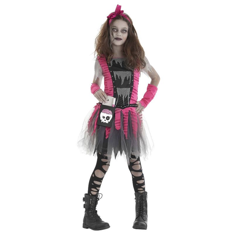 Kids' Zombie Girl Costume Halloween Costume L