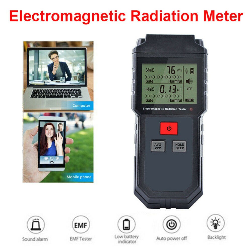 LCD Electromagnetic Field Radiation Monitor Tester Radio Wave For Computer