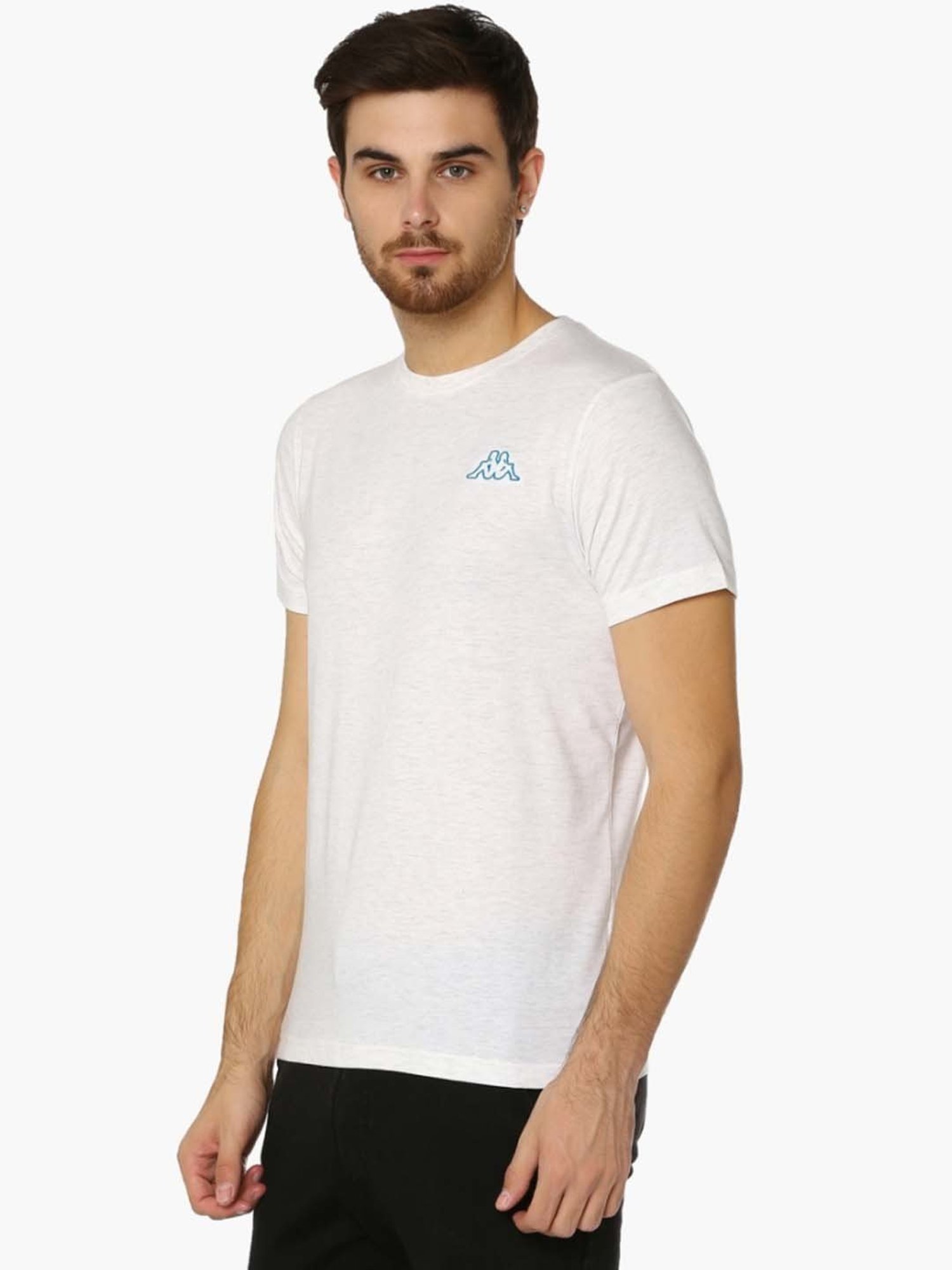 KAPPA White Regular Fit T-Shirt