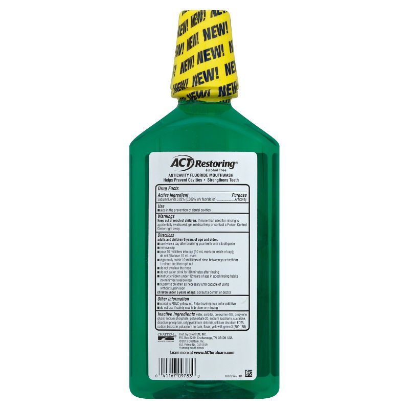 Act Restoring Mouthwash Mint Burst - 33.8 fl oz
