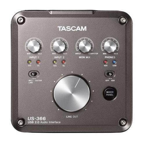 Tascam US-366- USB 2.0 Audio Interface with DSP Mixer