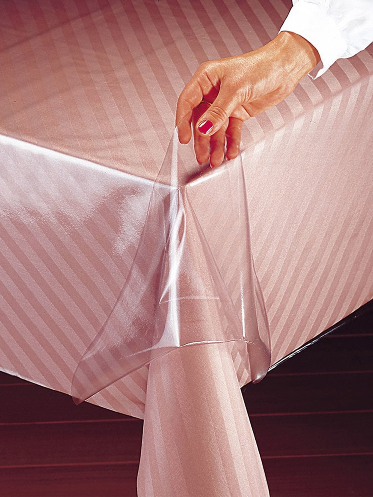 Freelance Solid Transparent PVC Set of 1 Table Cloth