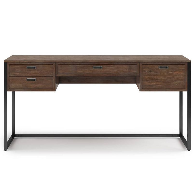 Brandt Desk Rustic Natural Aged Brown - WyndenHall