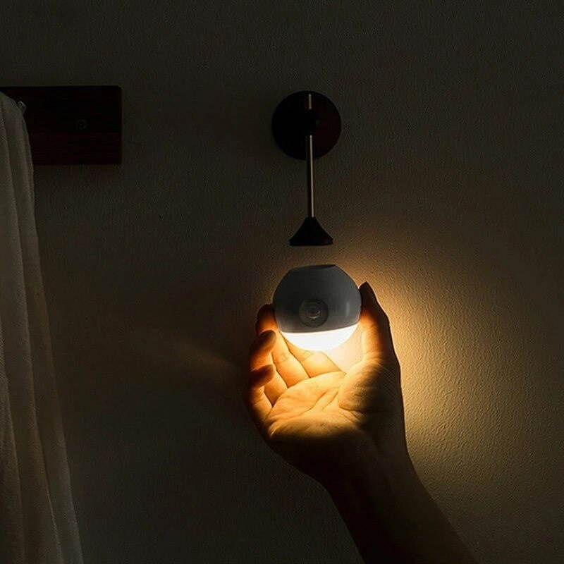 SOTHING Induction Led Night Light Removable Corridor Bathroom Bedroom Intelligent Human Body Sensor Bedside Lamp