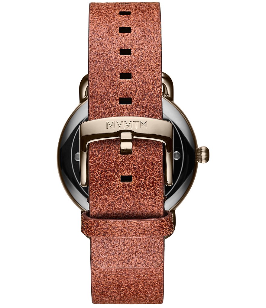 MVMT Nomad Revolver Leather Strap Watch