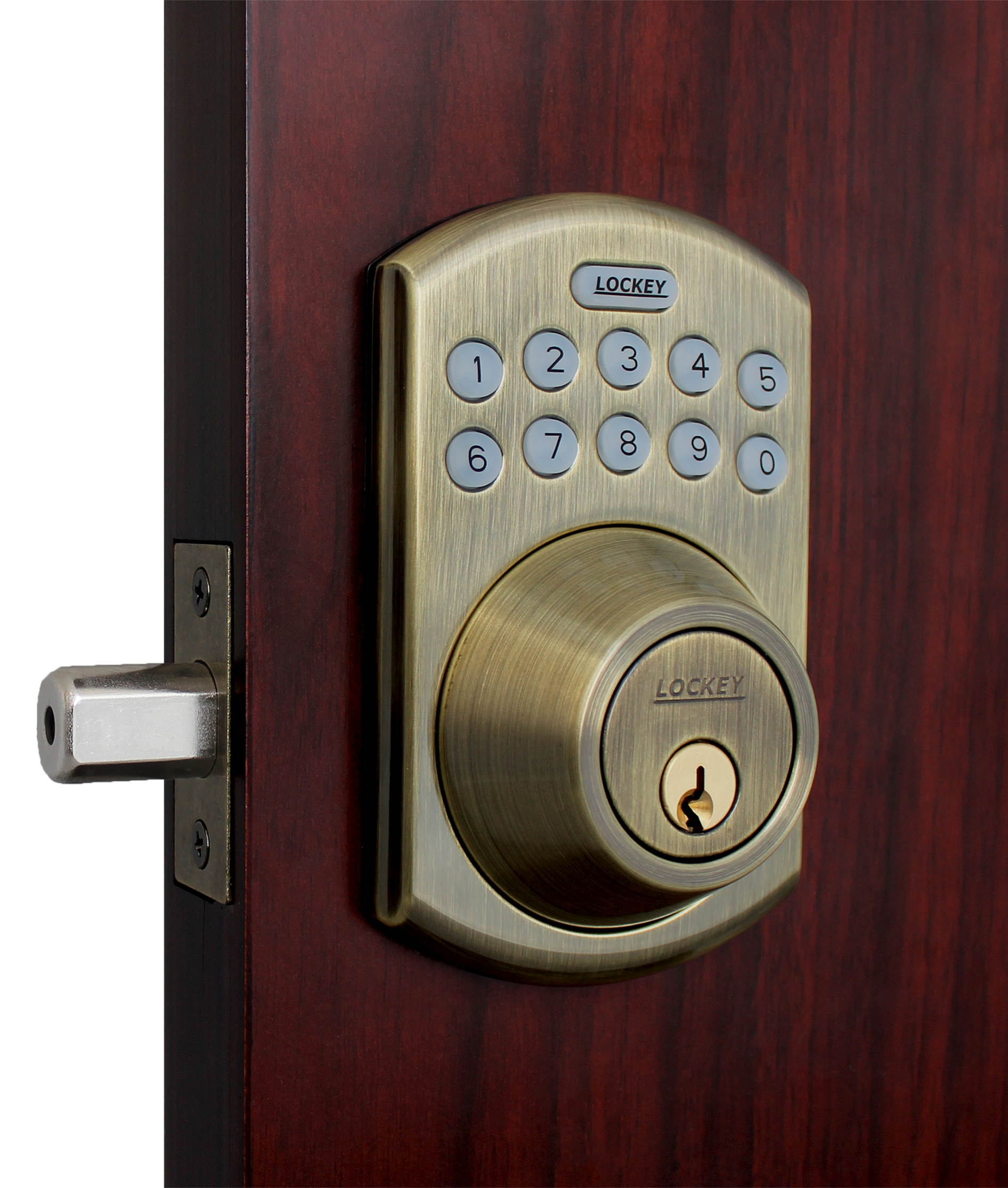 LockeyUSA E915AB Electronic Deadbolt