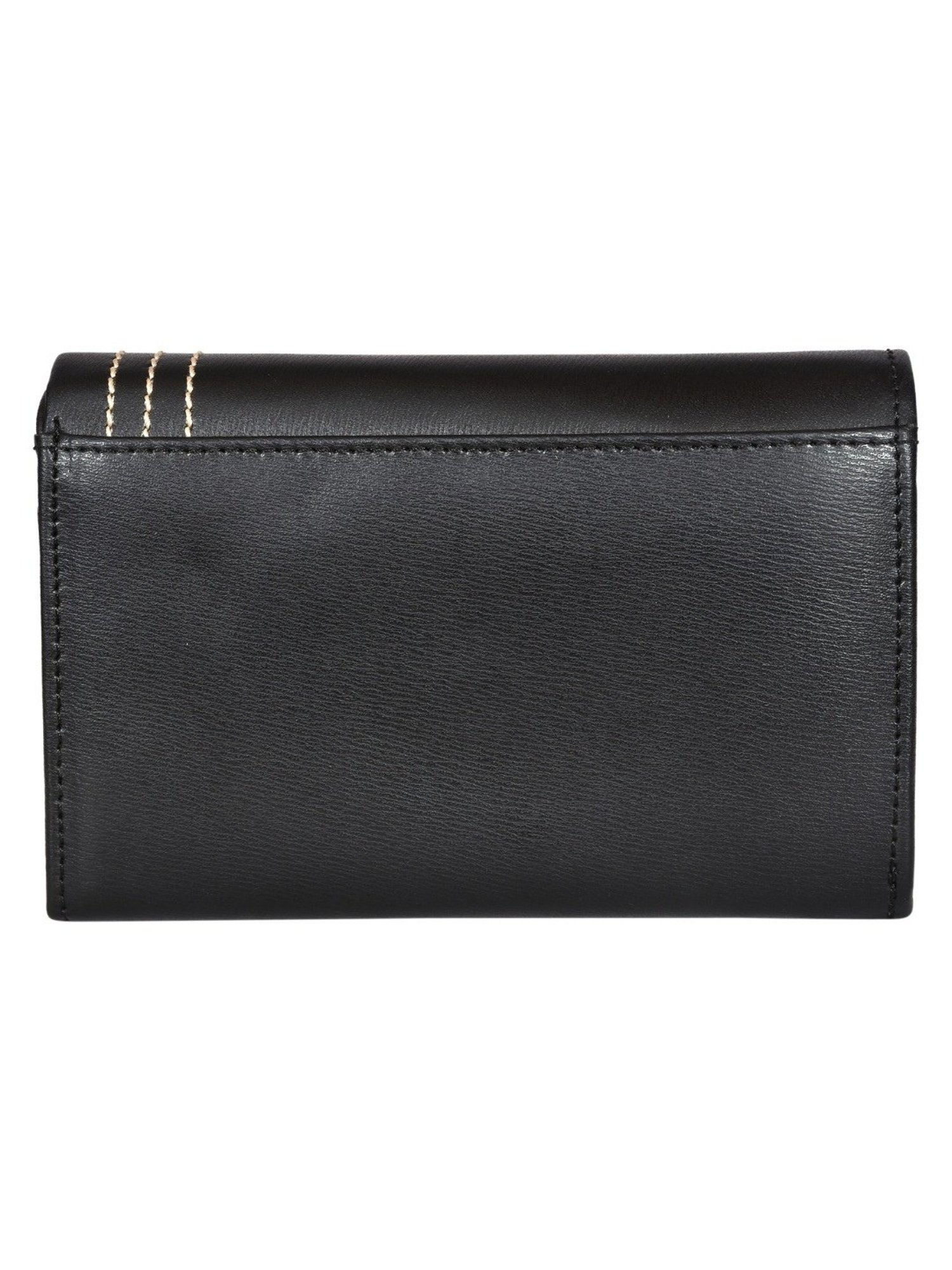SASSORA IRIS Black Leather Wallet