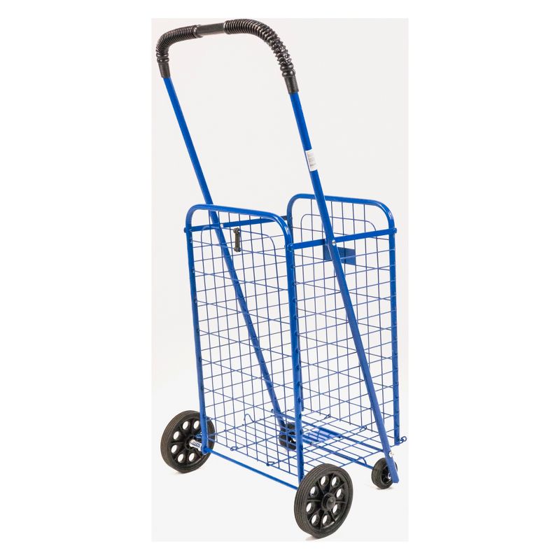 ATHome 40.5"X16"X5" Shopping Utility Storage Cart Blue