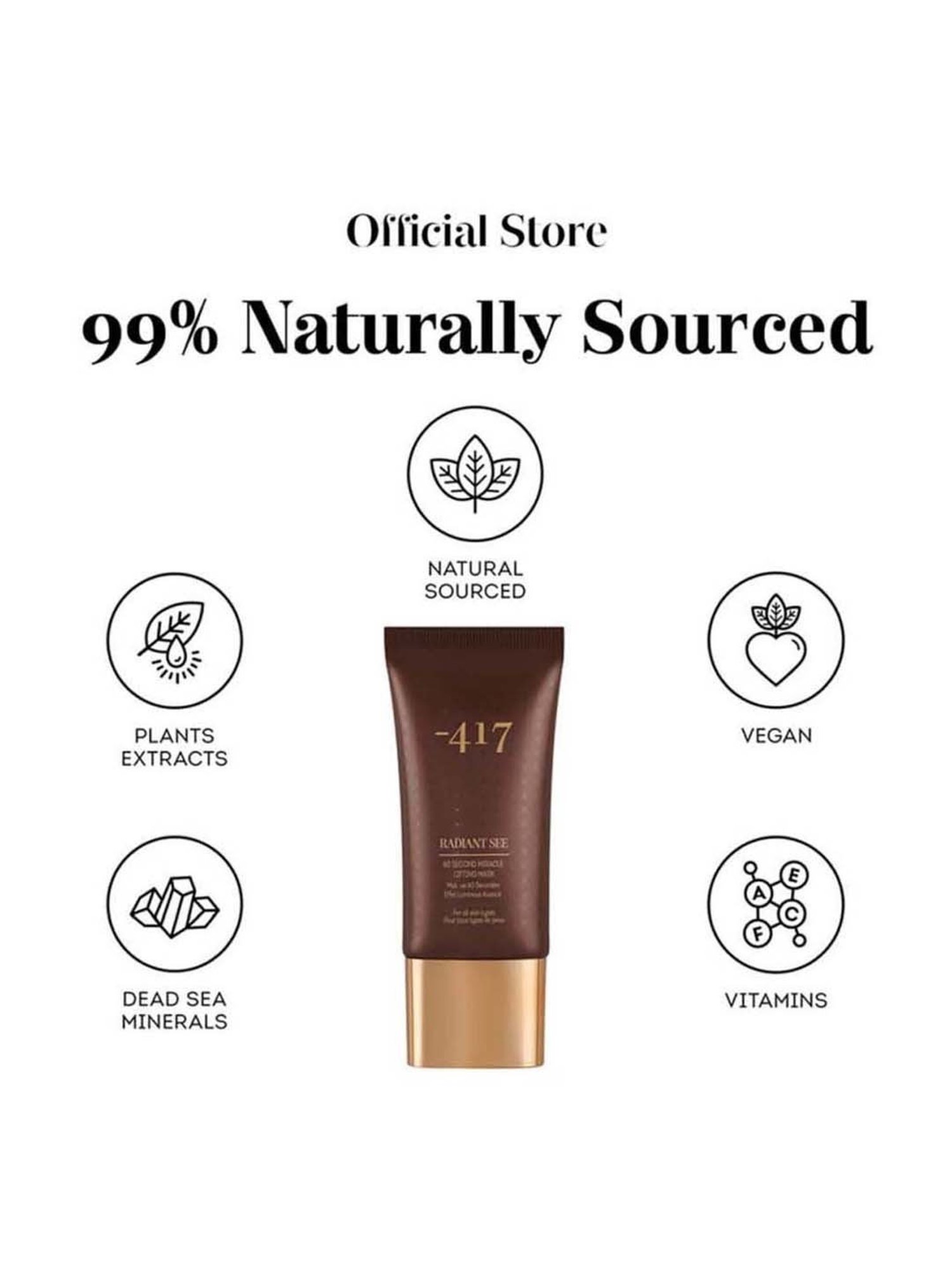 Minus 417 Radiant See 60 Second Miracle Lifting Mask 50 ml