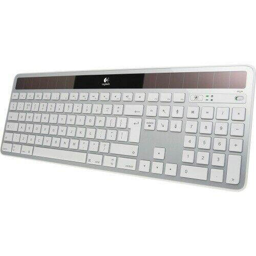 NEW Logitech 920-003472 K750 Thin Solar Wireless Keyboard KB for MAC SILVER