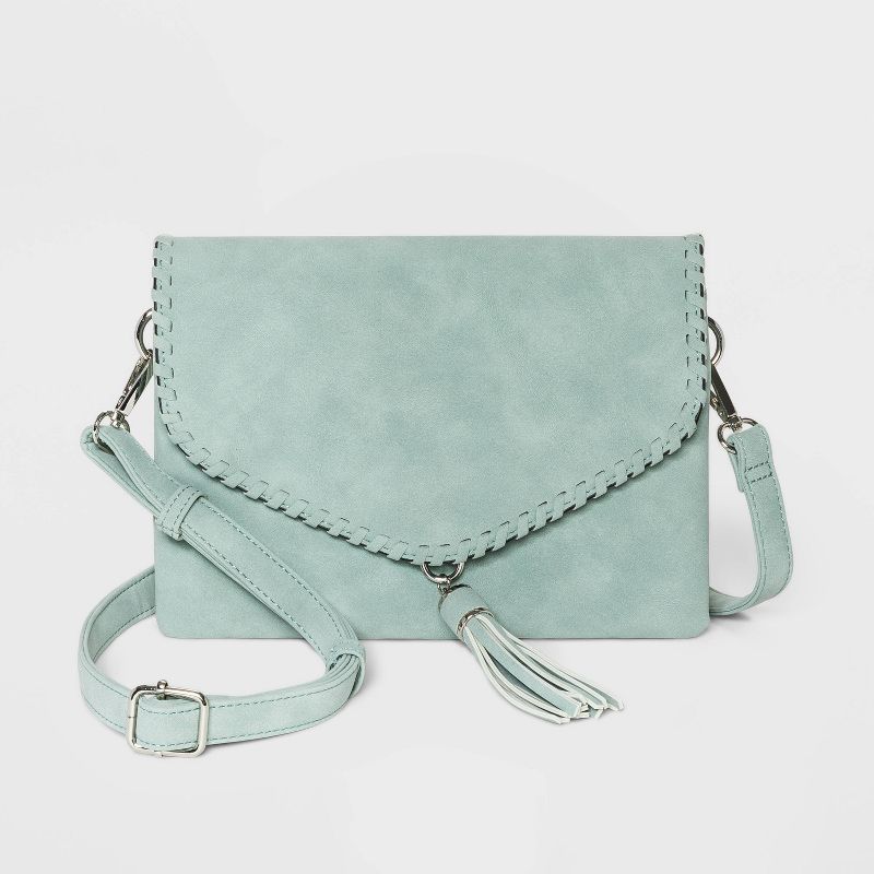 VR NYC Magnetic Closure Crossbody Bag - Green