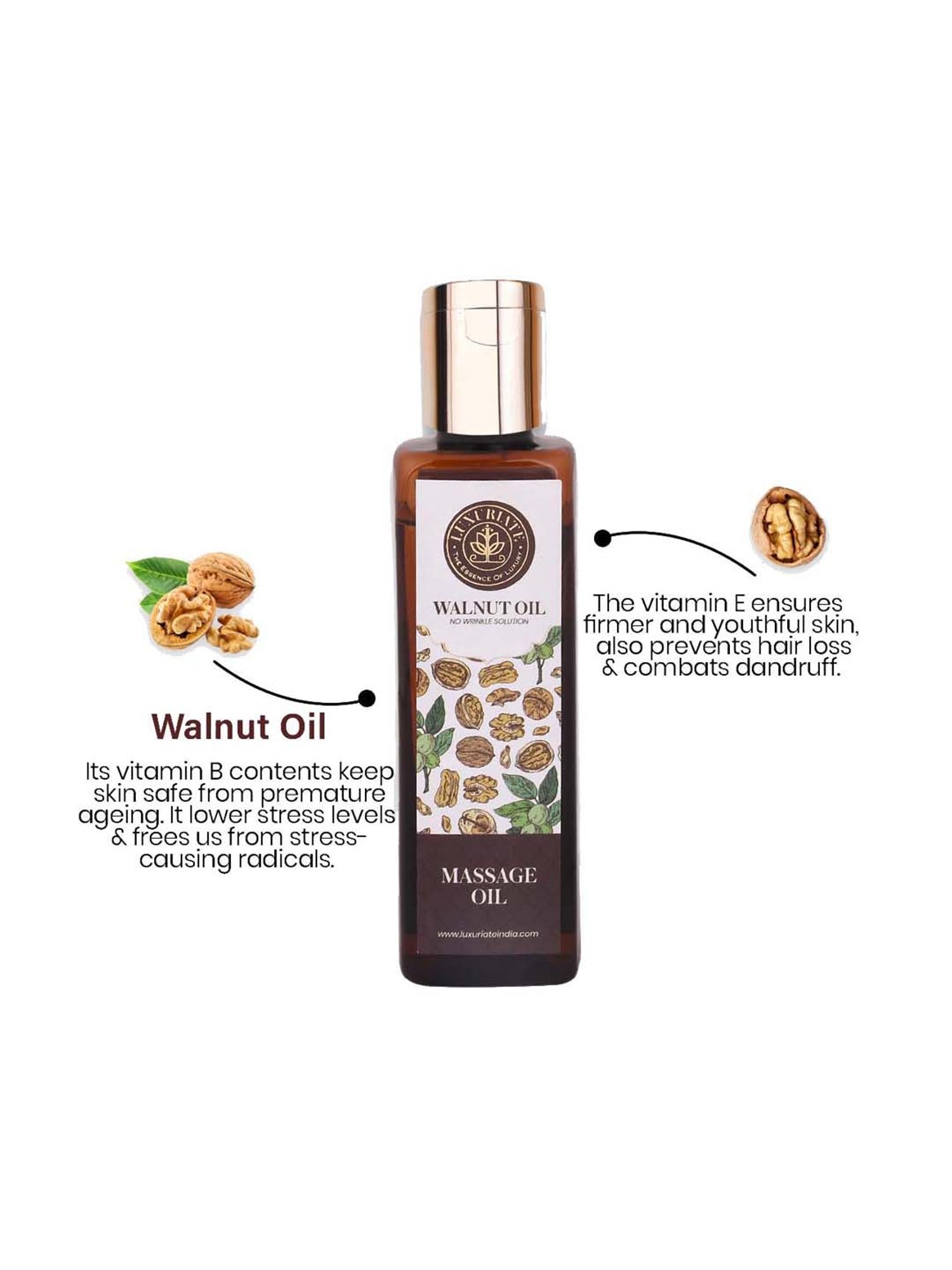 Luxuriate Natural Walnut Oil - 100 ml