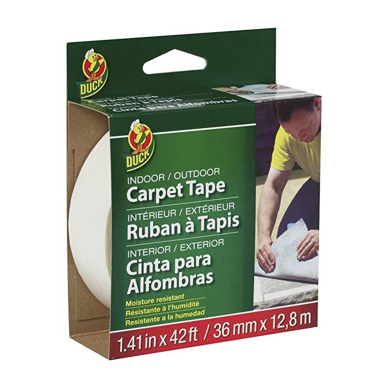 286373 IndoorOutdoor Carpet Tape 141Inch x 42 Feet White