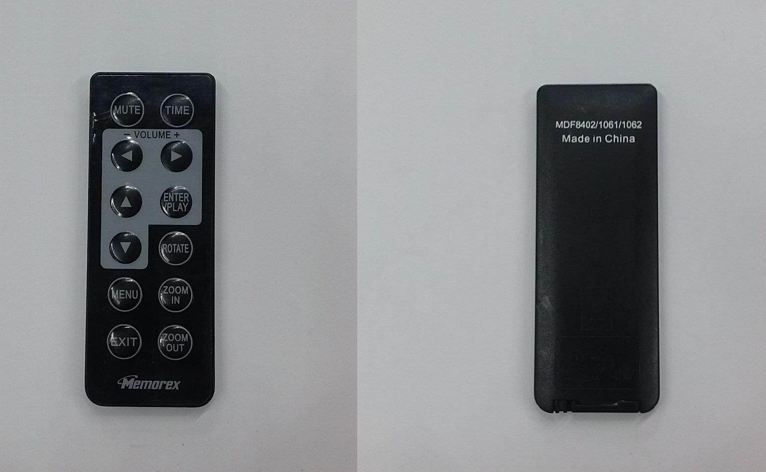 Original Memorex MDF8402-1061-1062 Photo Frame Remote Control