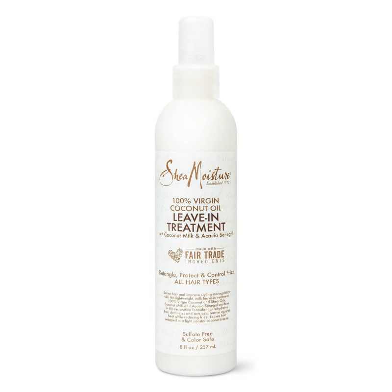 SheaMoisture 100% Virgin Coconut Oil Leave In Conditioner - 8 fl oz
