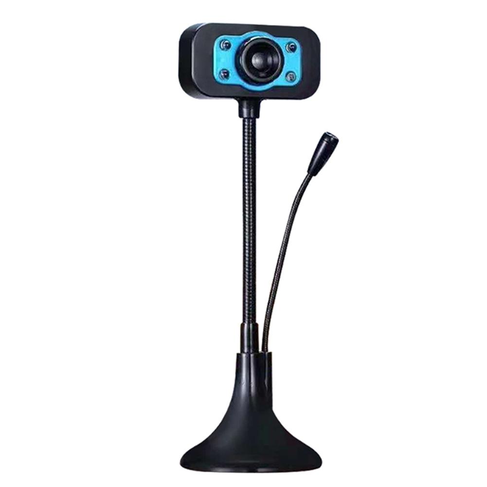 Blue USB Mini Camera Built-in Microphone Video Call Computer Peripheral Web Camera for PC Laptop Notebook Camera