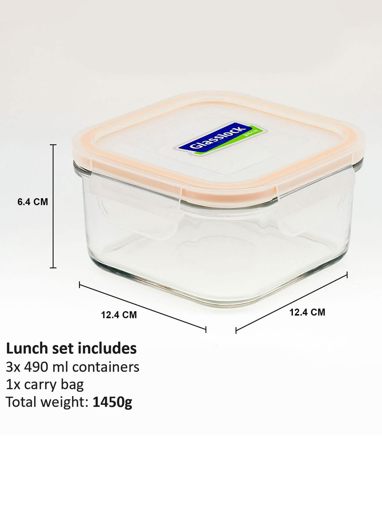Borosilicate Glass Containers with Lids Microwave Safe Container for Glass Food Storage Containers