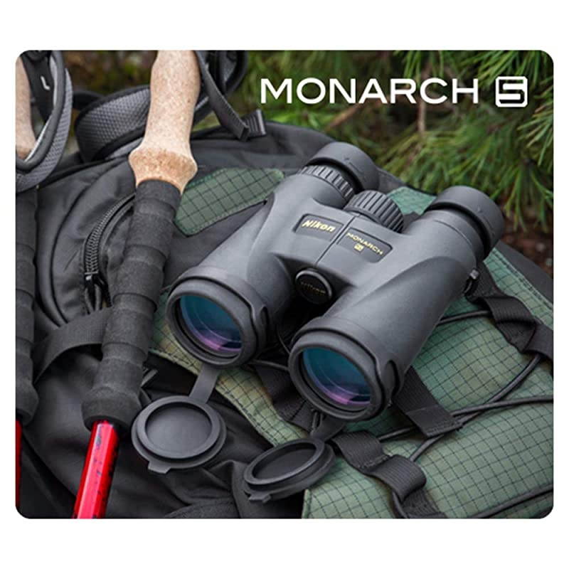 Monarch 5 8x42 Binoculars (7576), Black Bundle with a  Lens Pen and Lumintrail Cleaning Cloth